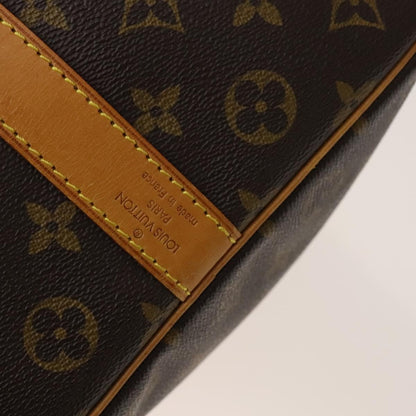 Louis Vuitton Keepall Bandouliere Bag Monogram Canvas, BROWN, CANVAS, Travel bag