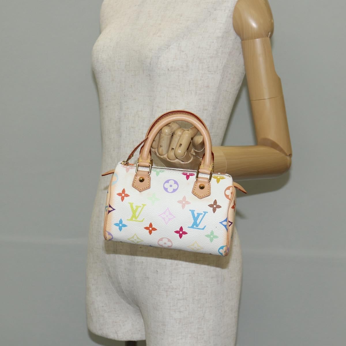 Louis Vuitton Speedy Mini HL Handbag Monogram Multicolor, MULTICOLOUR, CANVAS, Handbag