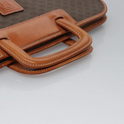 Celine Macadam Briefcase Canvas and leather, BROWN, CANVAS, Briefcase