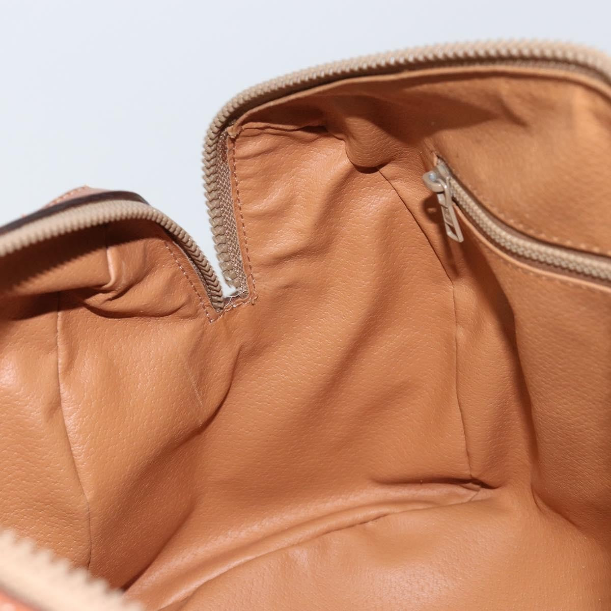 Celine Macadam Handbag Macadam with leather, BEIGE, PVC, Handbag