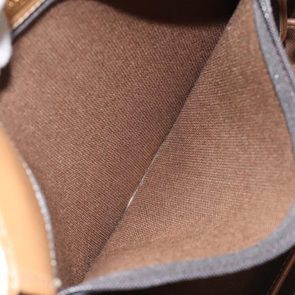 Christian Dior Vintage Honeycomb Flap Crossbody Bag Canvas and Leather, BLACK, CANVAS, Crossbody bag