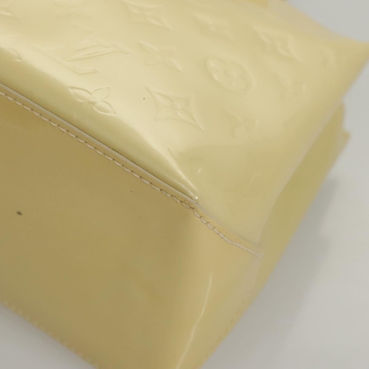 Louis Vuitton Wilshire Handbag Monogram Vernis, BEIGE, PATENT_LEATHER, Handbag