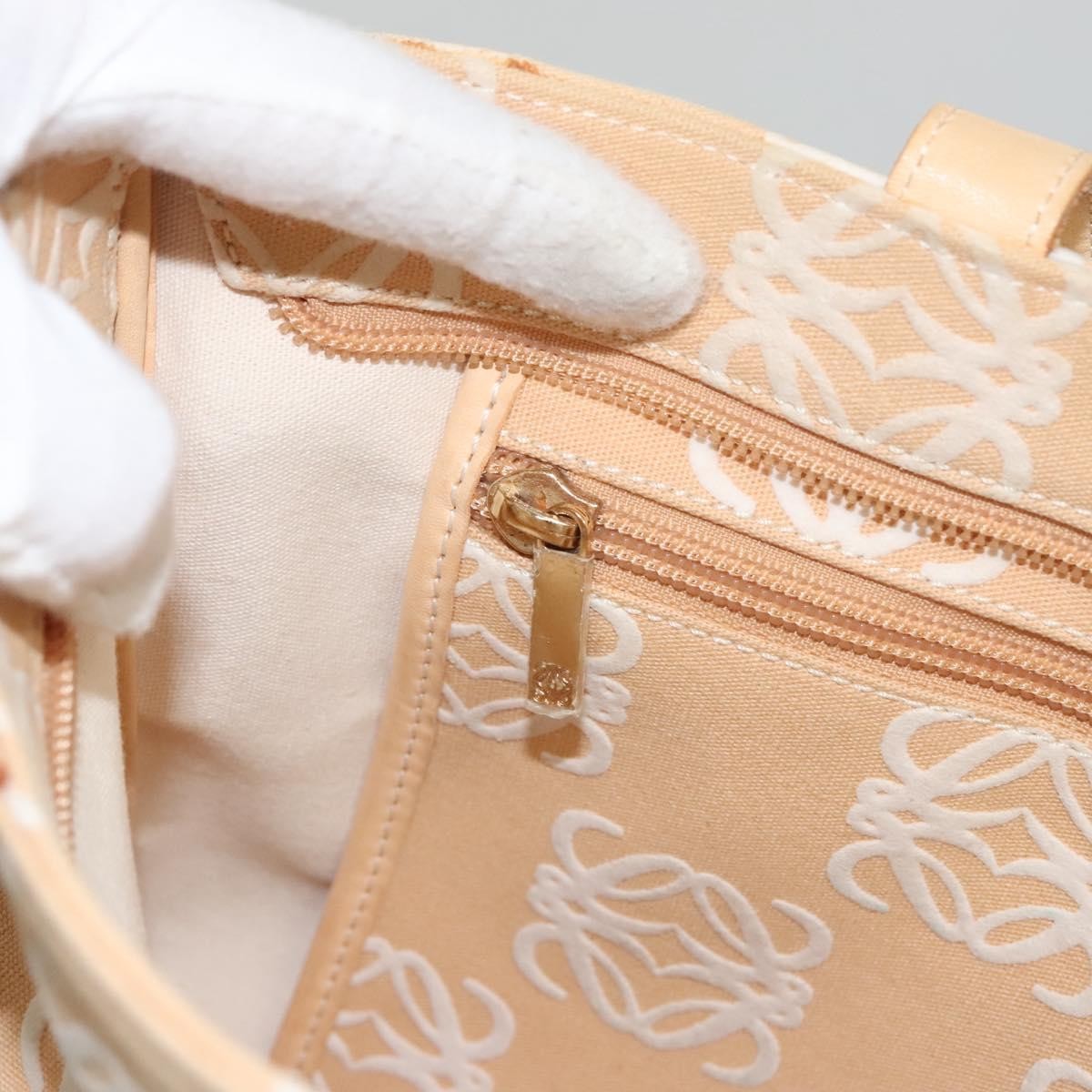 Loewe Anagram Tote Canvas, BEIGE, CANVAS, Tote bag