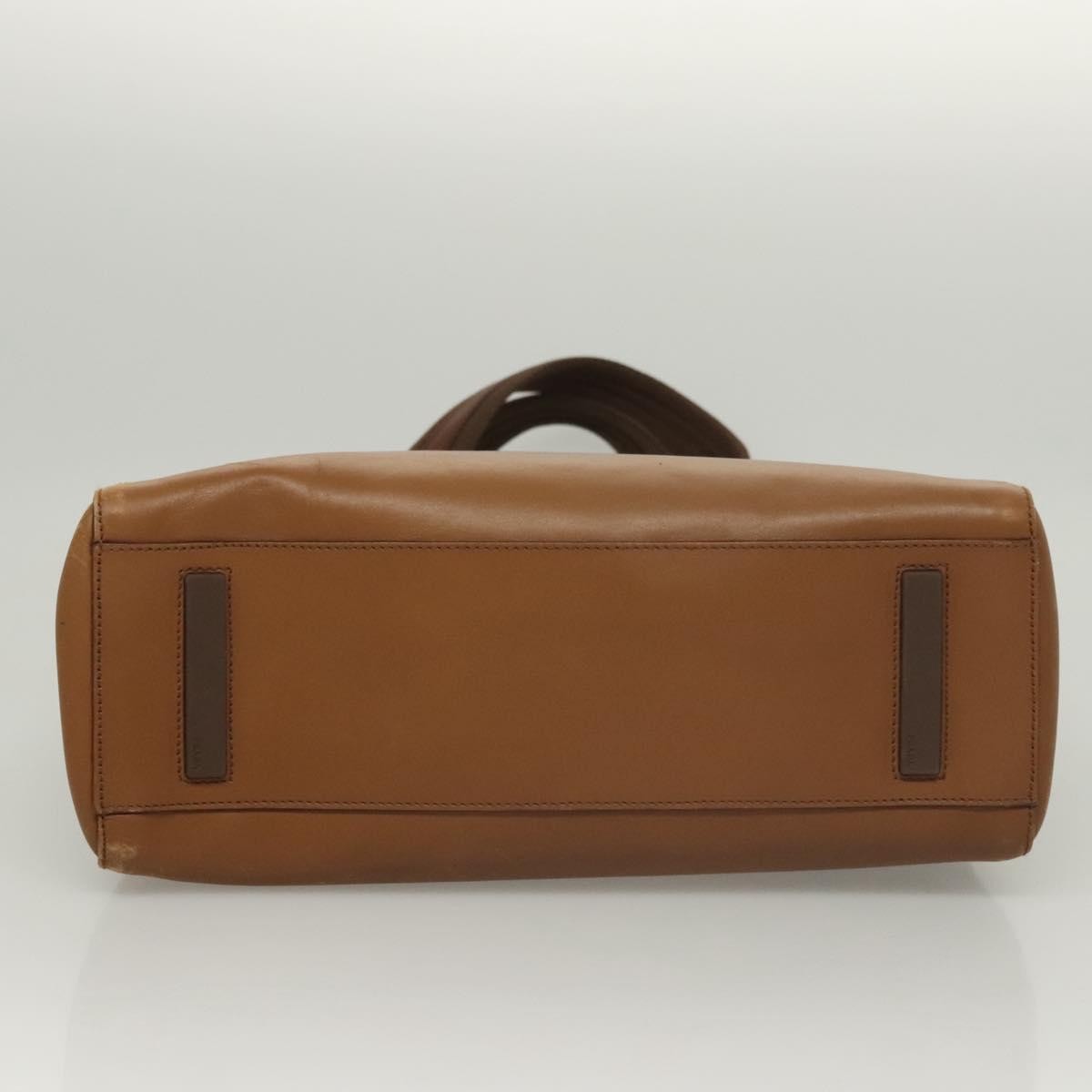 Prada Vintage Handbag Leather, BROWN, LEATHER, Handbag