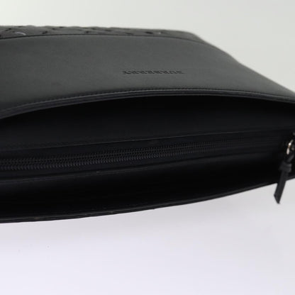 Burberry Vintage Shoulder Bag Leather, BLACK, LEATHER, Shoulder bag