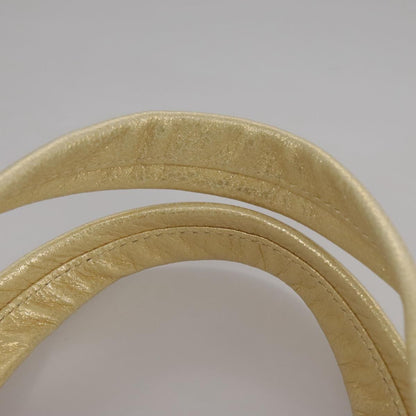 Burberry Blue Label Handbag Leather, GOLD, LEATHER, Handbag