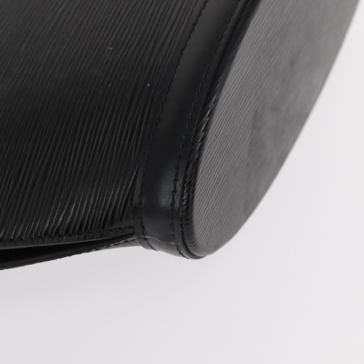 Louis Vuitton Saint Jacques Handbag Epi Leather, BLACK, LEATHER, Handbag