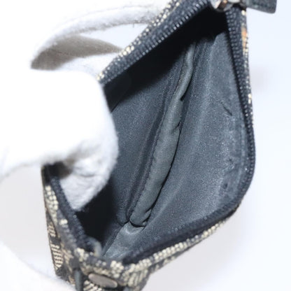 Christian Dior Saddle coin purse Trotter canvas, BLACK, CANVAS, Wallets