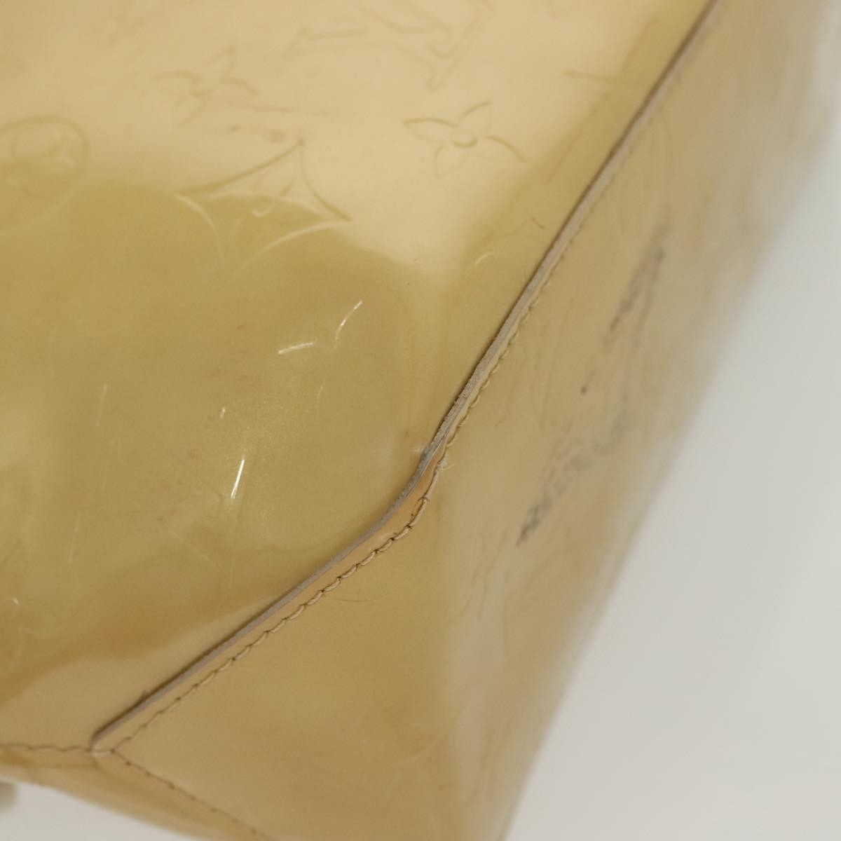 Louis Vuitton Reade Handbag Monogram Vernis, BEIGE, PATENT_LEATHER, Handbag