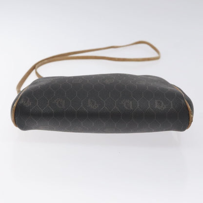 Christian Dior Vintage Honeycomb Shoulder Bag Canvas, BLACK, CANVAS, Shoulder bag