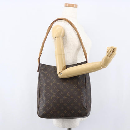 Louis Vuitton Looping Handbag Monogram Canvas, BROWN, CANVAS, Shoulder bag