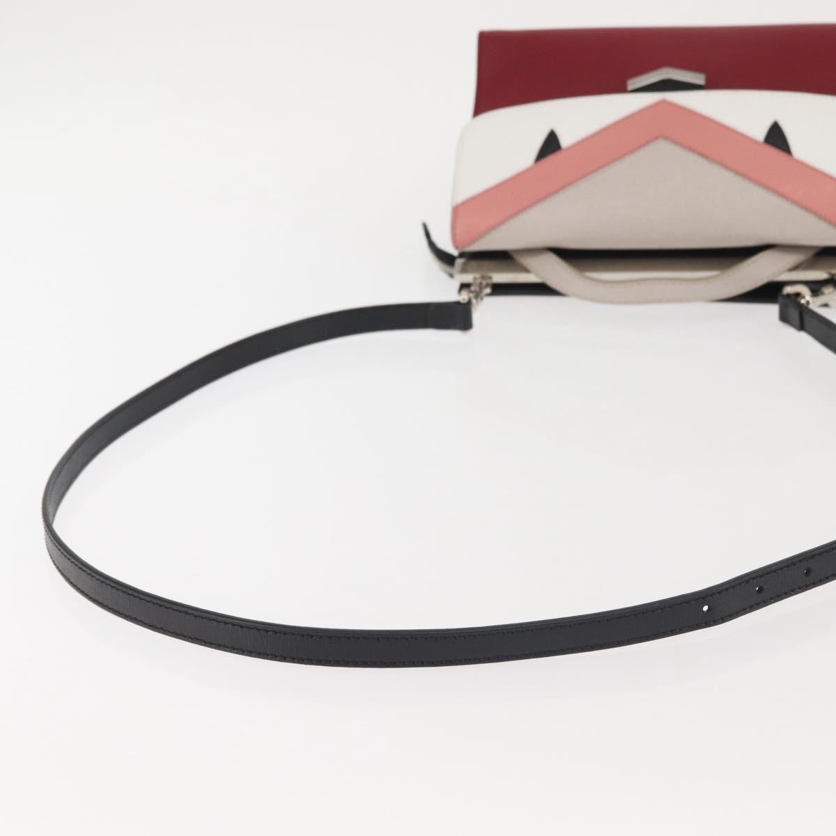 Fendi Monster demi jour Leather, MULTICOLOUR, LEATHER, Handbag