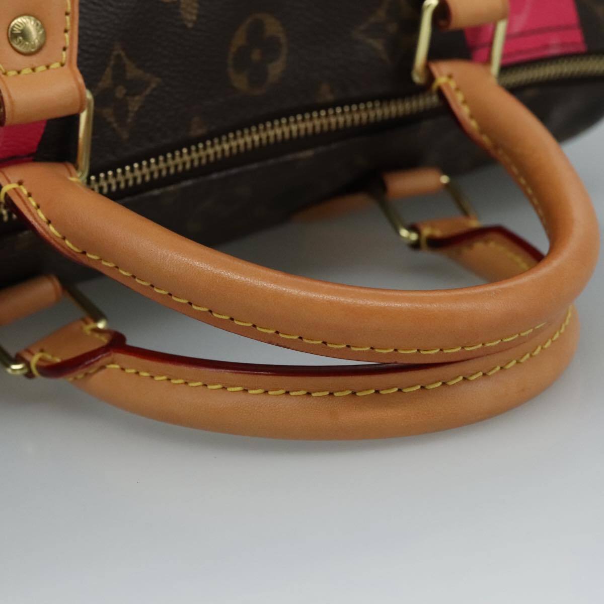 Louis Vuitton Speedy Handbag Limited Edition V Monogram Canvas, BROWN, CANVAS, Handbag