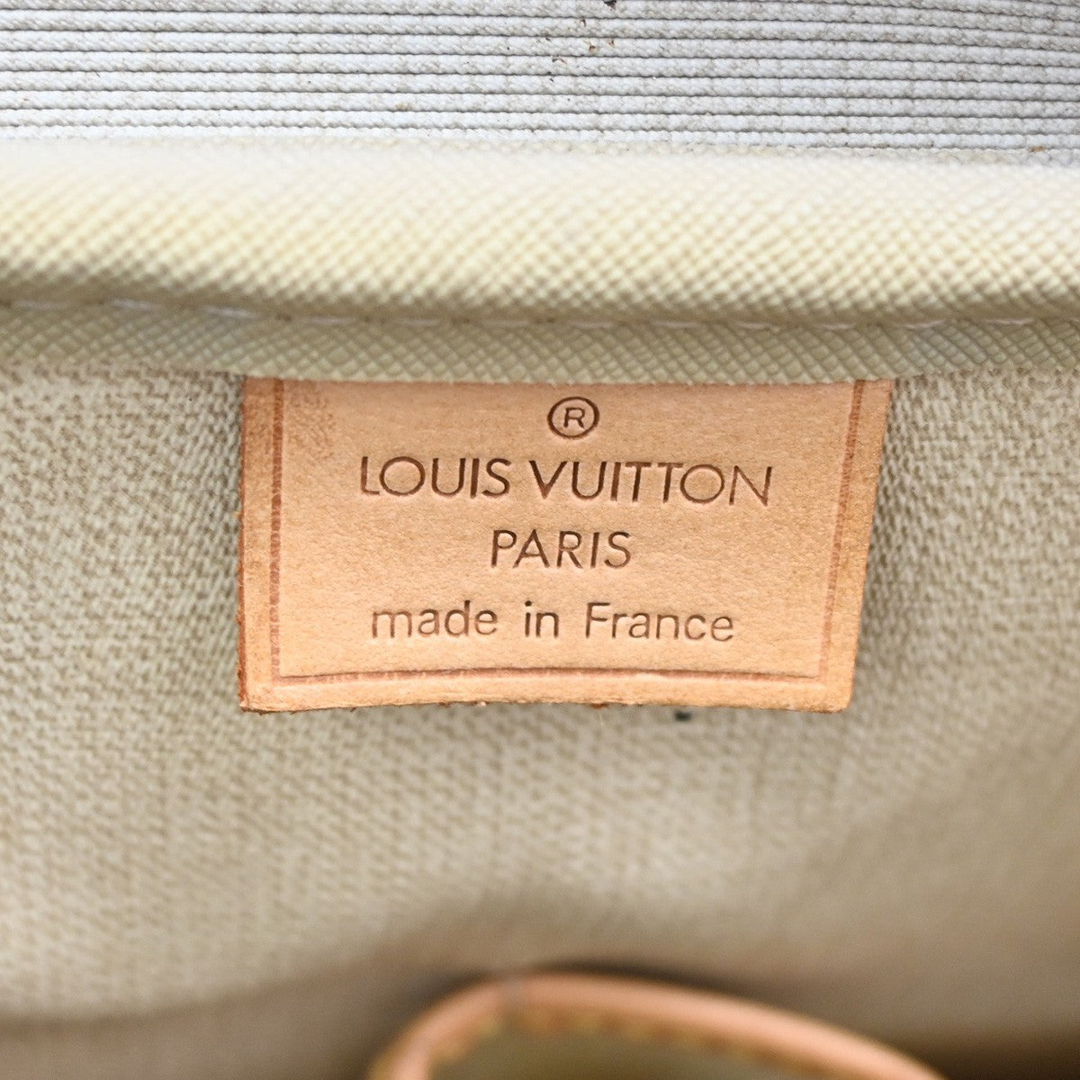 Louis Vuitton Deauville Handbag Monogram Canvas, BROWN, LEATHER, Handbag