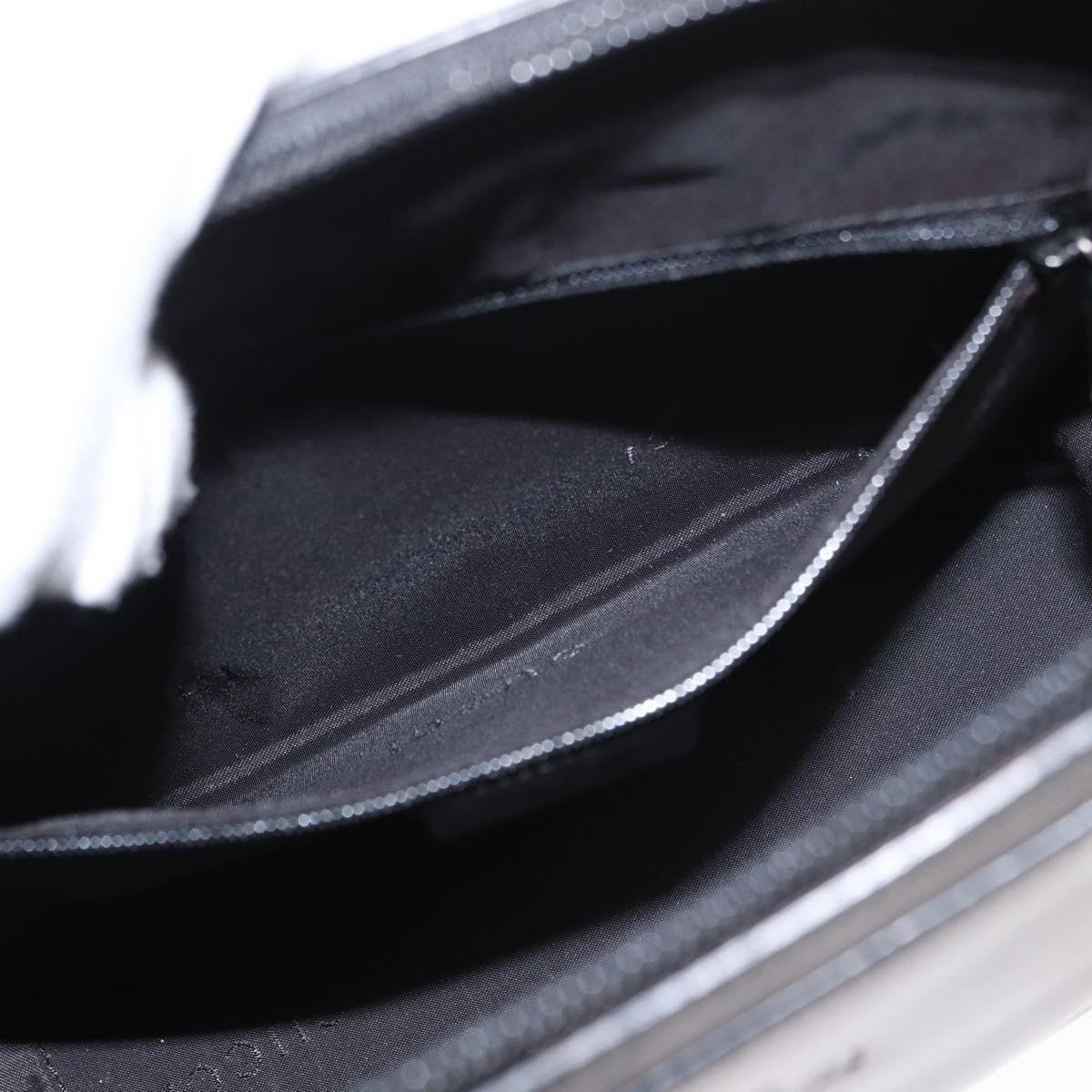 Gucci Vintage Bamboo Handle Bag Leather, BLACK, LEATHER, Handbag