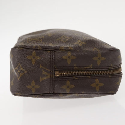 Louis Vuitton Trousse Toiletry Pouch Monogram Canvas, BROWN, CANVAS, Toiletry Case