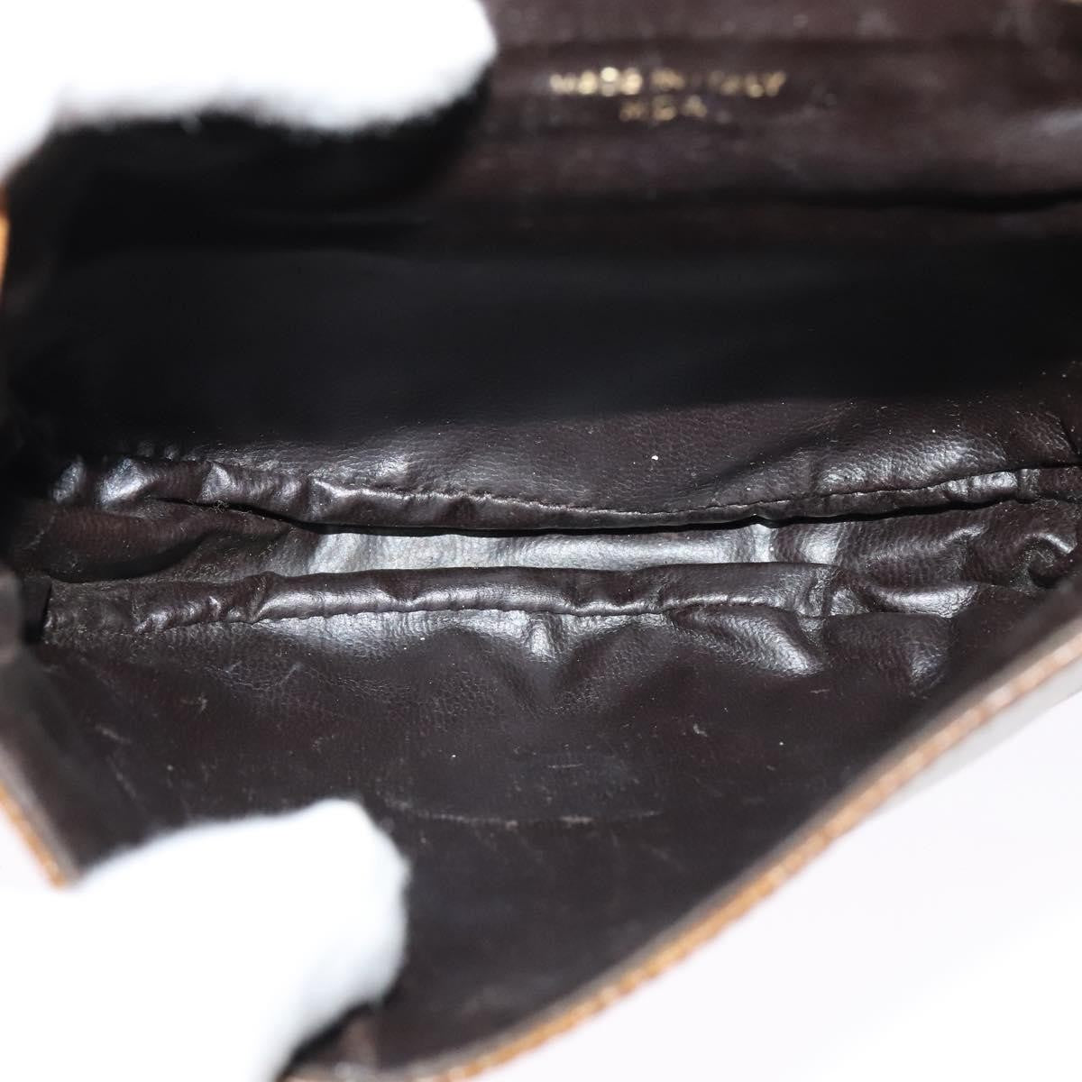 Celine Vintage Macadam Shoulder Bag Canvas, BEIGE, CANVAS, Shoulder bag