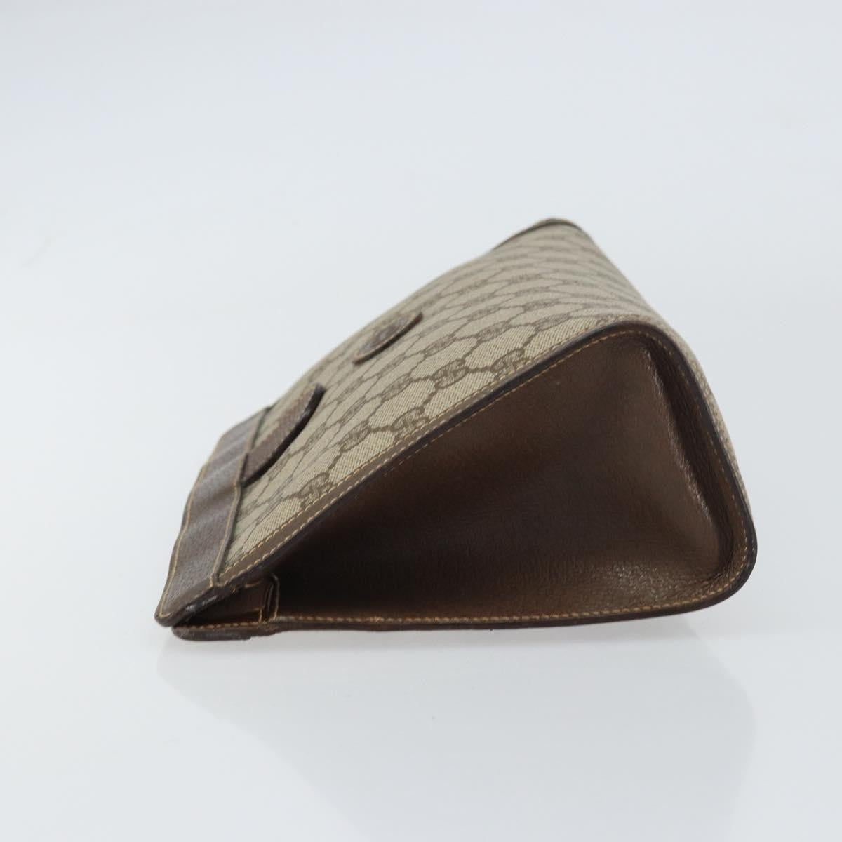 Gucci GG Supreme Clutch bag PVC, BEIGE, PVC, Clutche & pouche