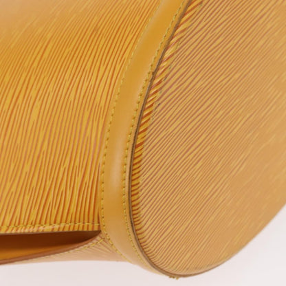 Louis Vuitton Saint Jacques Handbag Epi Leather, YELLOW, LEATHER, Shoulder bag