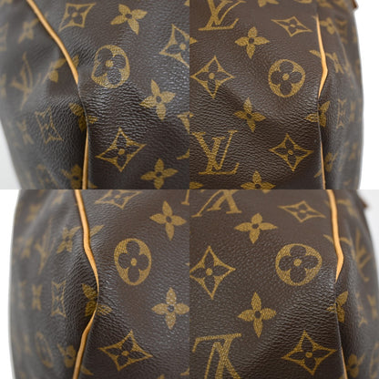 Louis Vuitton Keepall Bag Monogram Canvas, BROWN, CANVAS, Travel bag