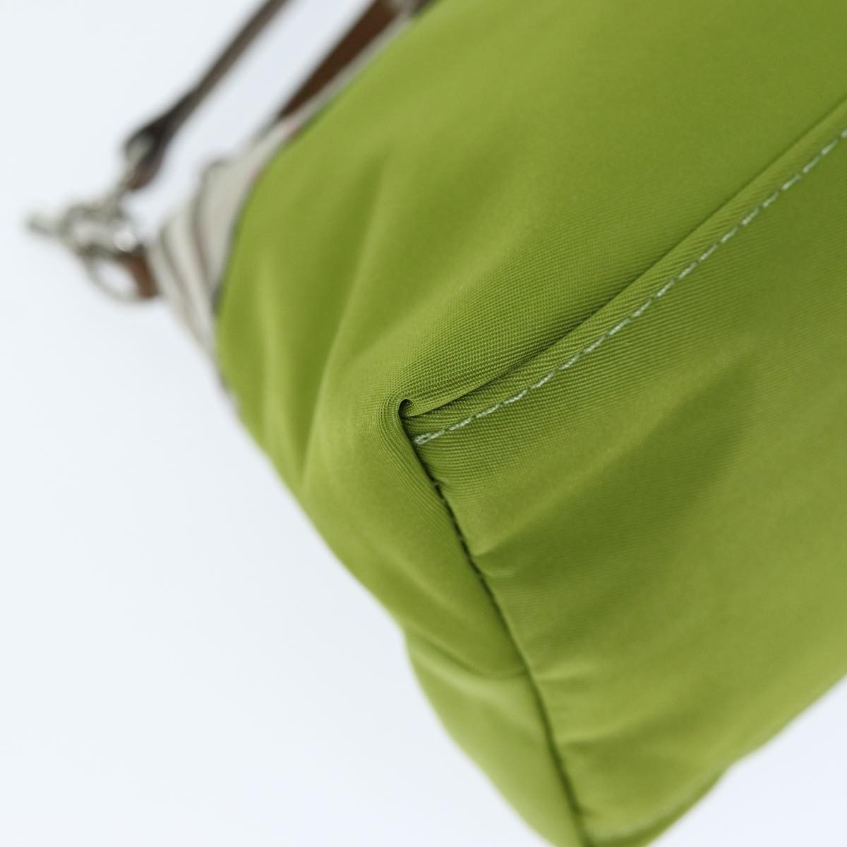 Burberry Nova check Pochette Nylon, GREEN, NYLON, Clutche & pouche