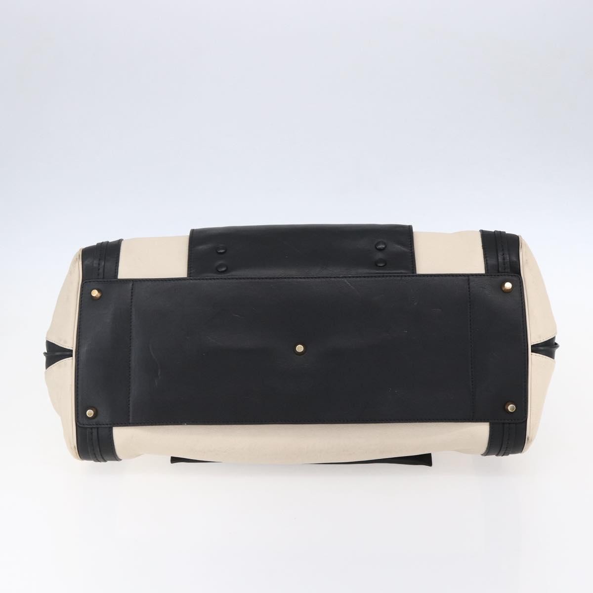 Chloe Alice Satchel Leather, BLACK, LEATHER, Handbag