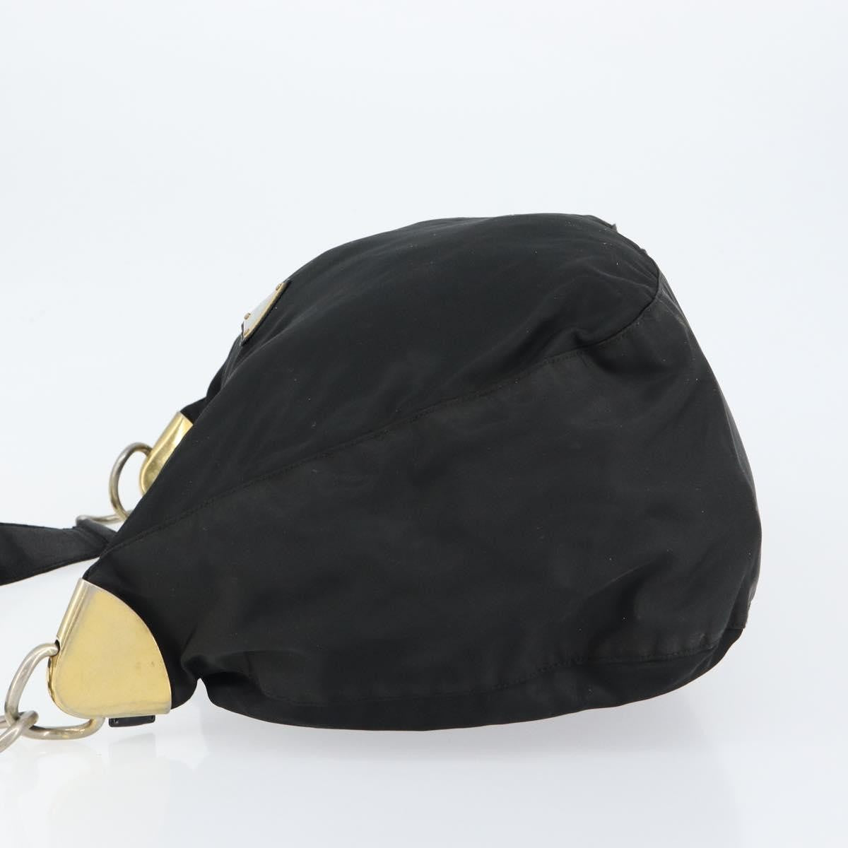 Prada Vintage Shoulder Bag Tessuto, BLACK, NYLON, Shoulder bag