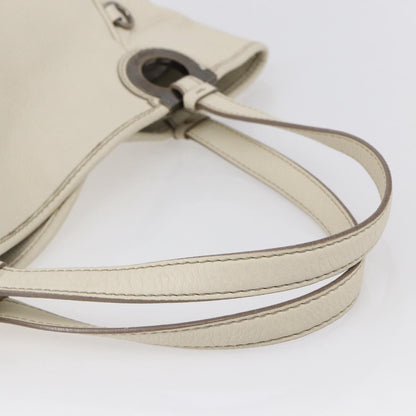 Salvatore Ferragamo Vintage Tote bag Leather, WHITE, LEATHER, Tote bag