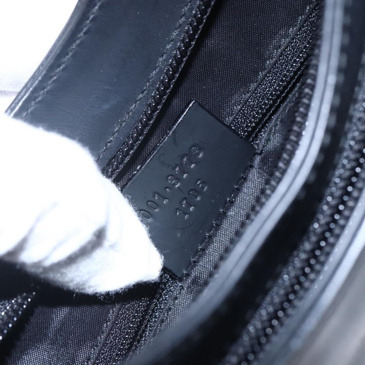 Gucci Metal Handle Hobo Leather, BLACK, LEATHER, Shoulder bag