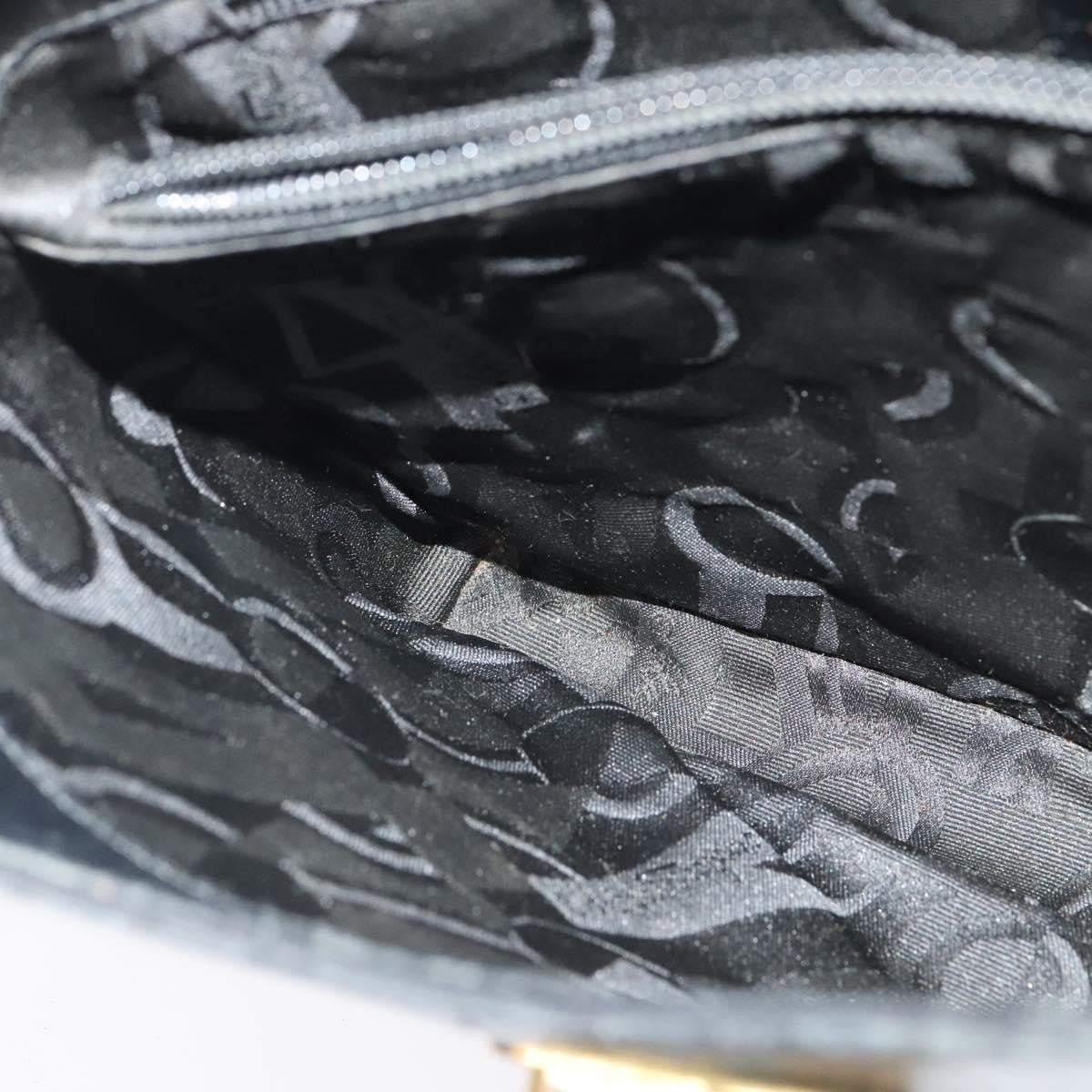 Salvatore Ferragamo Gancini Shoulder Bag Leather, BLACK, LEATHER, Shoulder bag