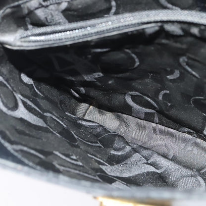 Salvatore Ferragamo Gancini Shoulder Bag Leather, BLACK, LEATHER, Shoulder bag