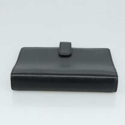 Louis Vuitton Agenda Cover Epi Leather, BLACK, LEATHER, Wallets