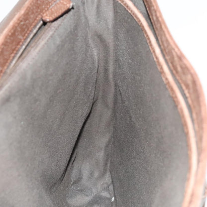 Bvlgari Flap shoulder Bag Leather, BROWN, LEATHER, Shoulder bag