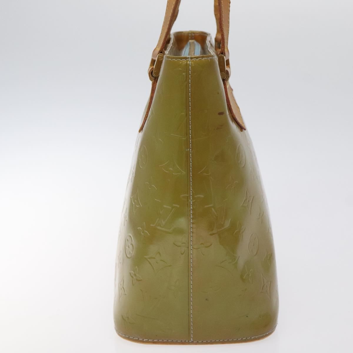 Louis Vuitton Houston Handbag Monogram Vernis, BLUE, PATENT_LEATHER, Handbag