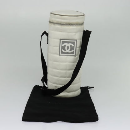 Chanel Sport Line Bottle Holder Nylon, WHITE, NYLON, Clutche & pouche
