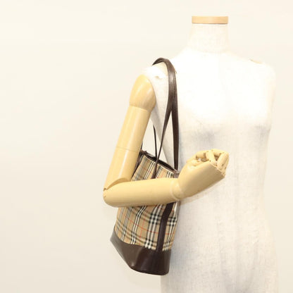 Burberry Nova Check Tote canvas check pattern, BEIGE, CANVAS, Tote bag