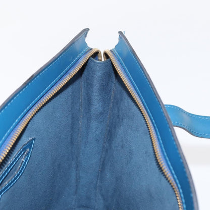 Louis Vuitton Saint Jacques Handbag Epi Leather, BLUE, LEATHER, Shoulder bag