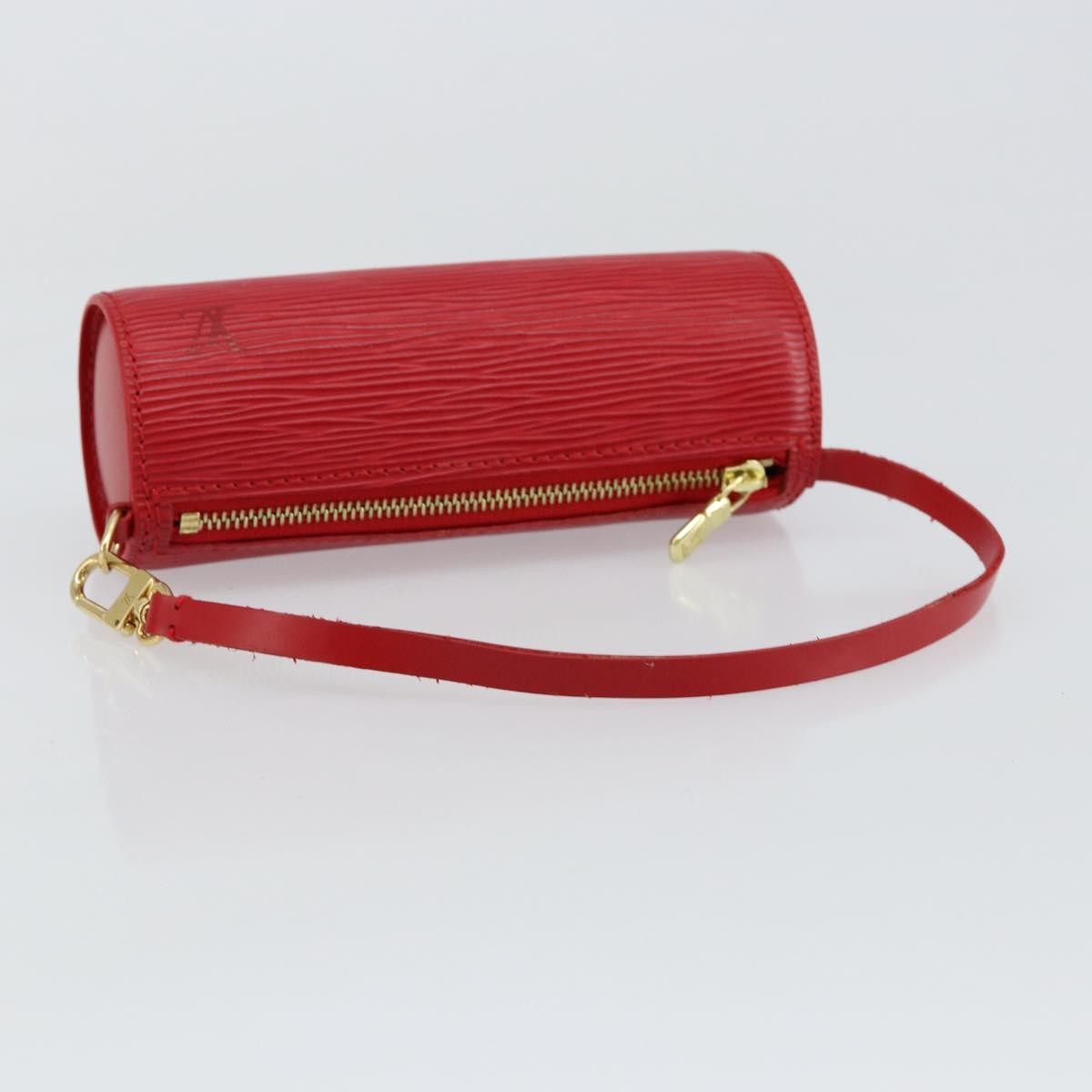 Louis Vuitton Soufflot Pochette Epi Leather, RED, LEATHER, Clutche & pouche