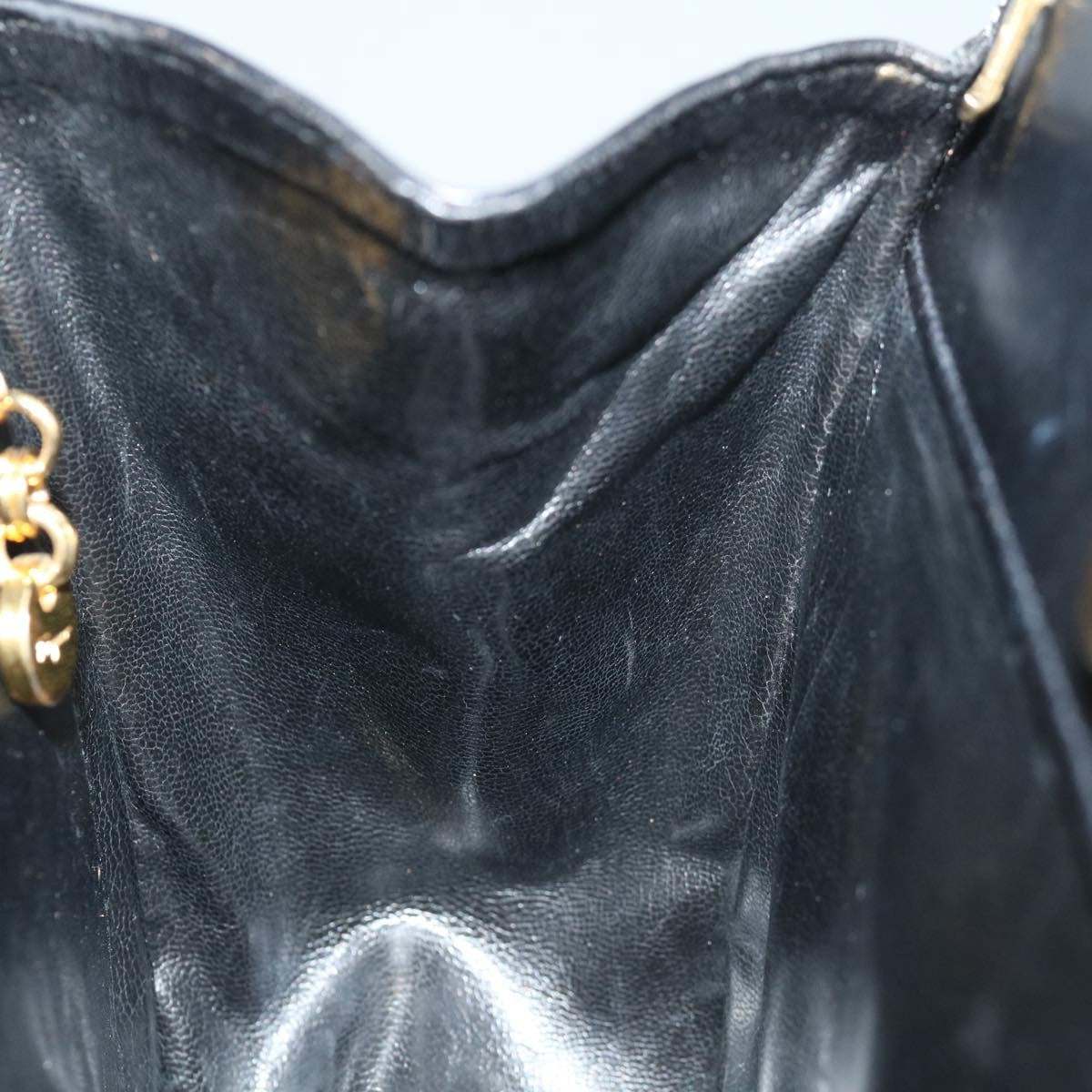 Salvatore Ferragamo Gancini handbag Leather, BLACK, LEATHER, Handbag