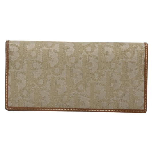 Christian Dior Trotter French Wallet Diorissimo Canvas, GREEN, CANVAS, Wallets