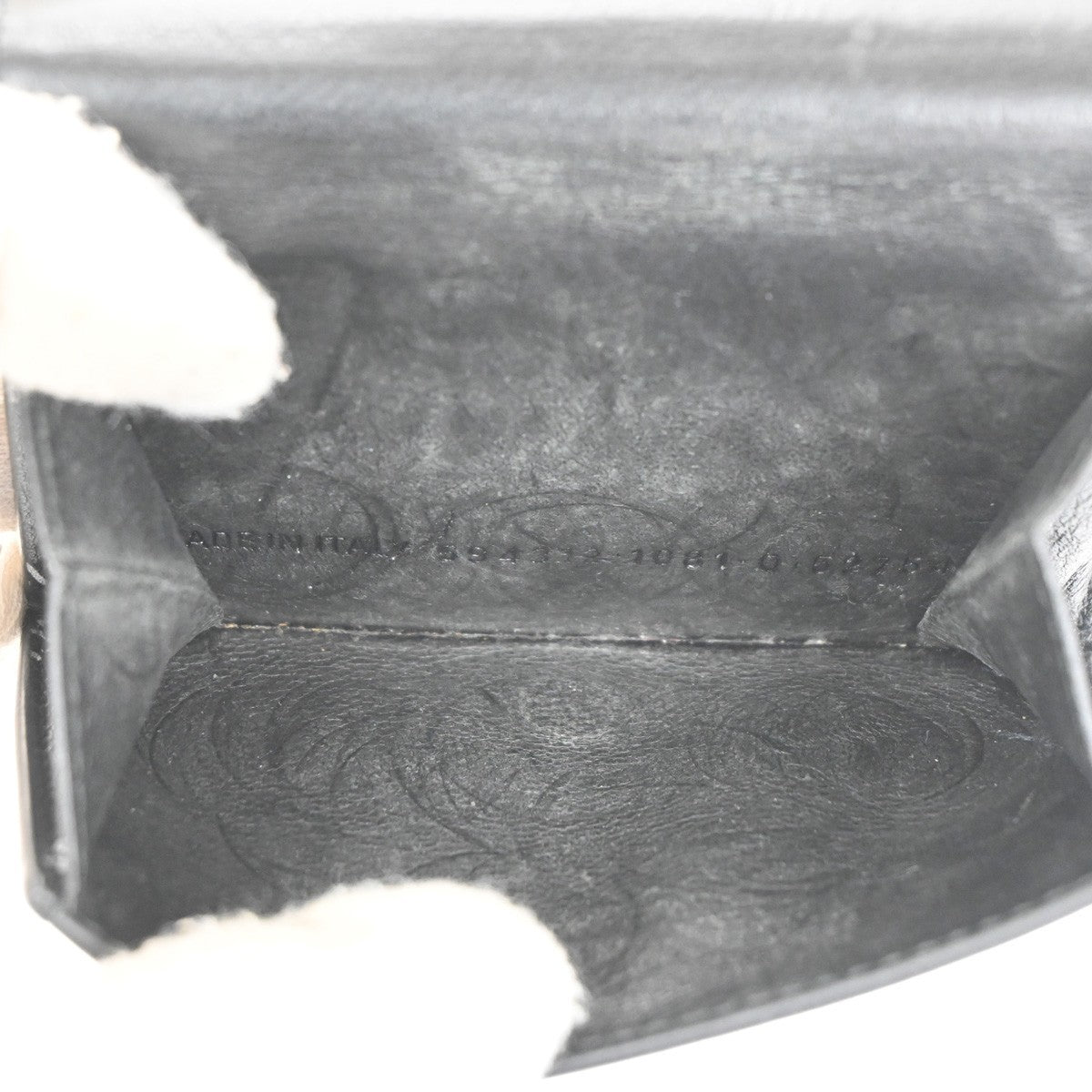 Balenciaga Trifold Wallet Leather, BLACK, LEATHER, Wallets