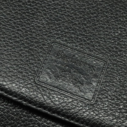 Burberry Vintage Crossbody Bag Leather, BLACK, LEATHER, Shoulder bag