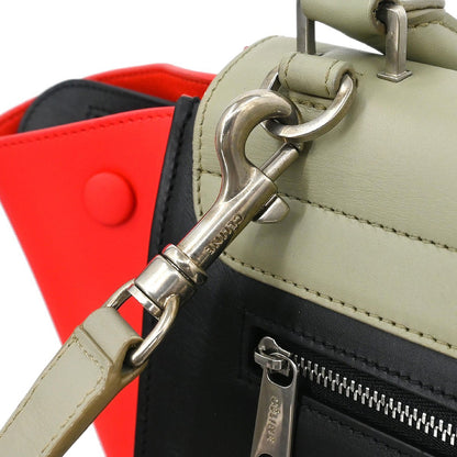 Celine Tricolor Trapeze Bag Leather, MULTICOLOUR, LEATHER, Handbag