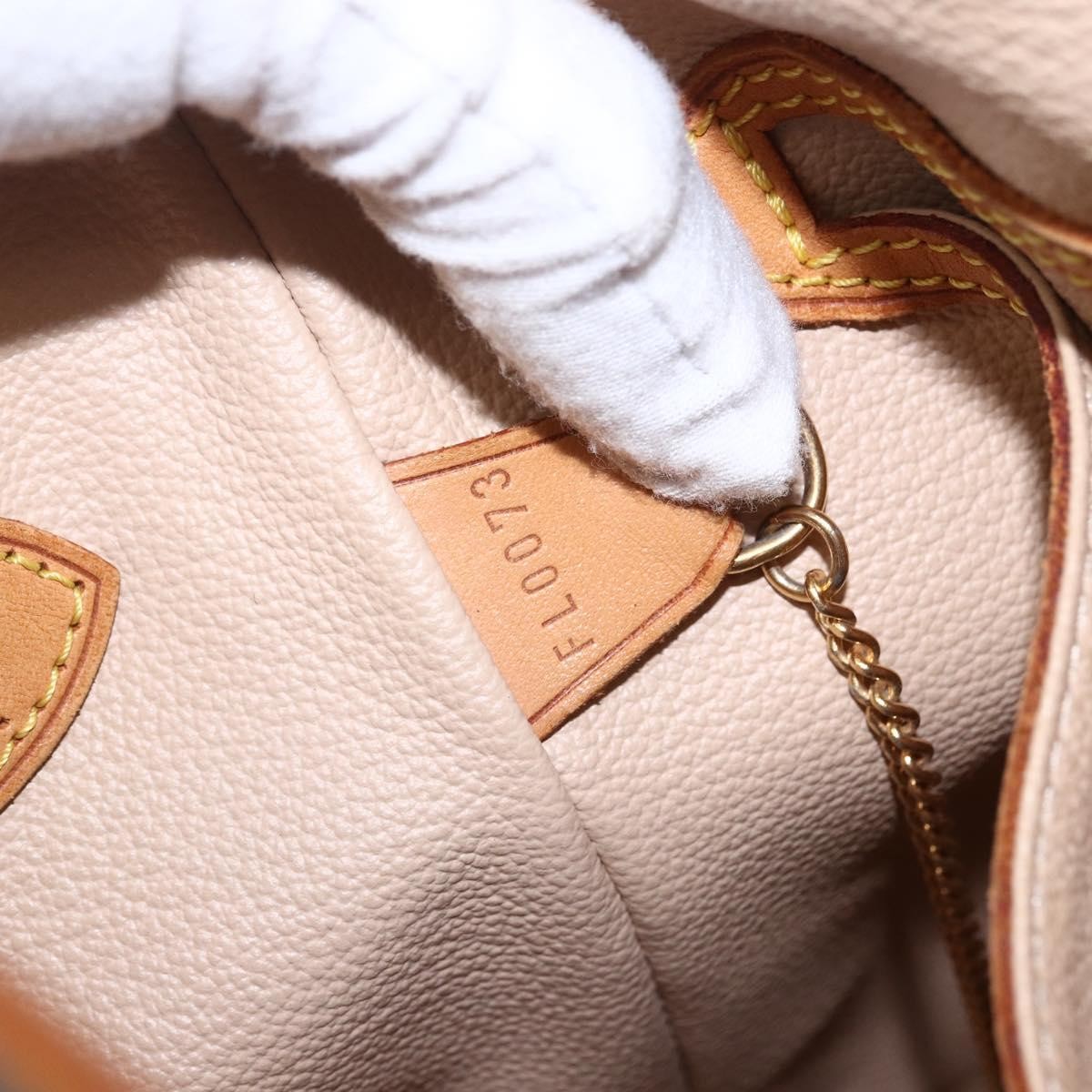 Louis Vuitton Petit Bucket Bag Monogram Canvas, BROWN, CANVAS, Shoulder bag