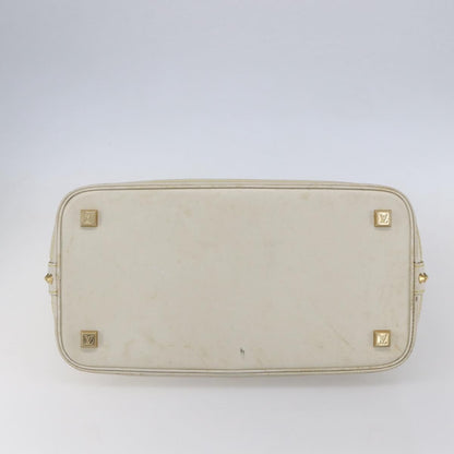 Louis Vuitton Suhali Lockit Handbag Leather, WHITE, LEATHER, Handbag