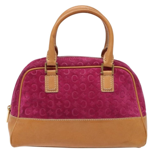 Celine Vintage Macadam Handbag C Macadam Suede, PURPLE, SUEDE, Handbag
