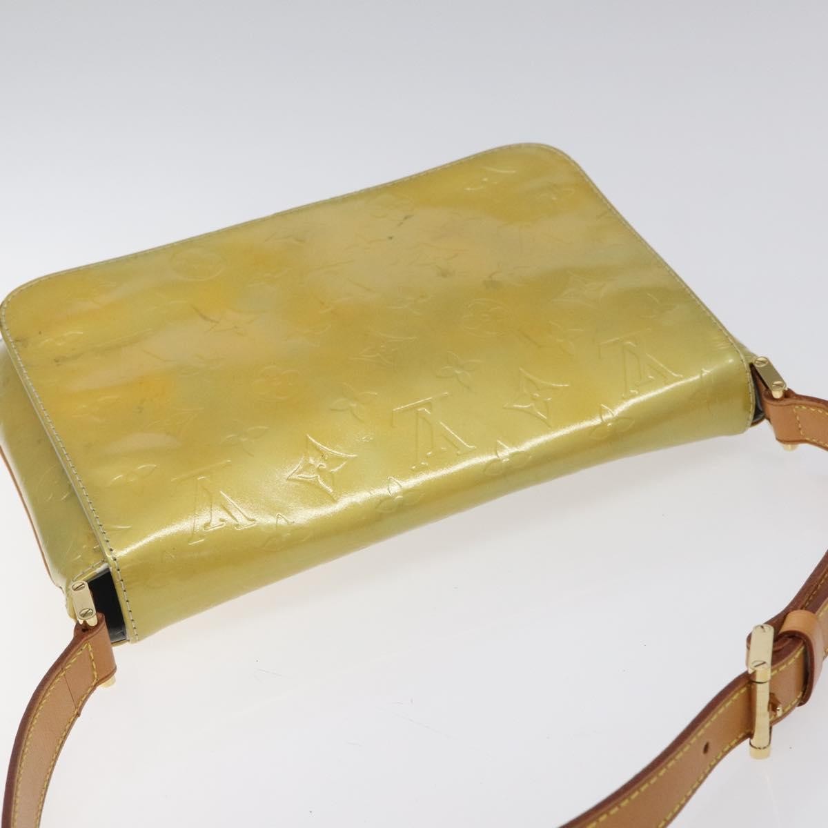 Louis Vuitton Thompson Street Handbag Monogram Vernis, BEIGE, PATENT_LEATHER, Handbag