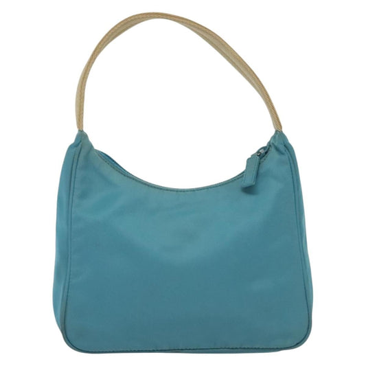 Prada Hobo Tessuto, BLUE, NYLON, Handbag