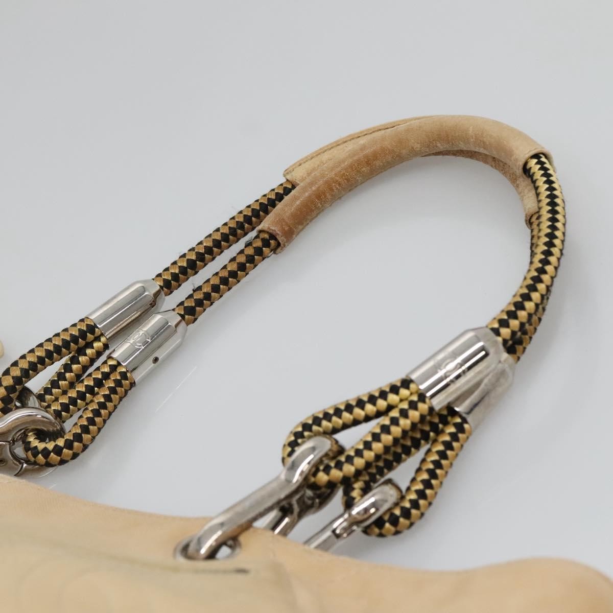 Chanel Vintage Cruise Line No.5 Tote Quilted Canvas, BEIGE, CANVAS, Tote bag