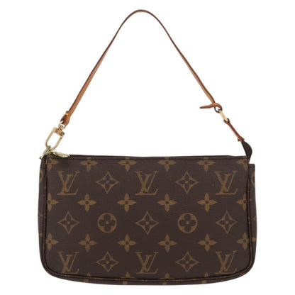 Louis Vuitton Pochette Accessoires NM Monogram Canvas, BROWN, CANVAS, Clutche & pouche